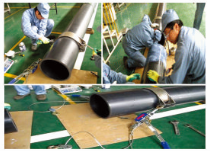 5、裝固定夾具、設(shè)置拉緊器